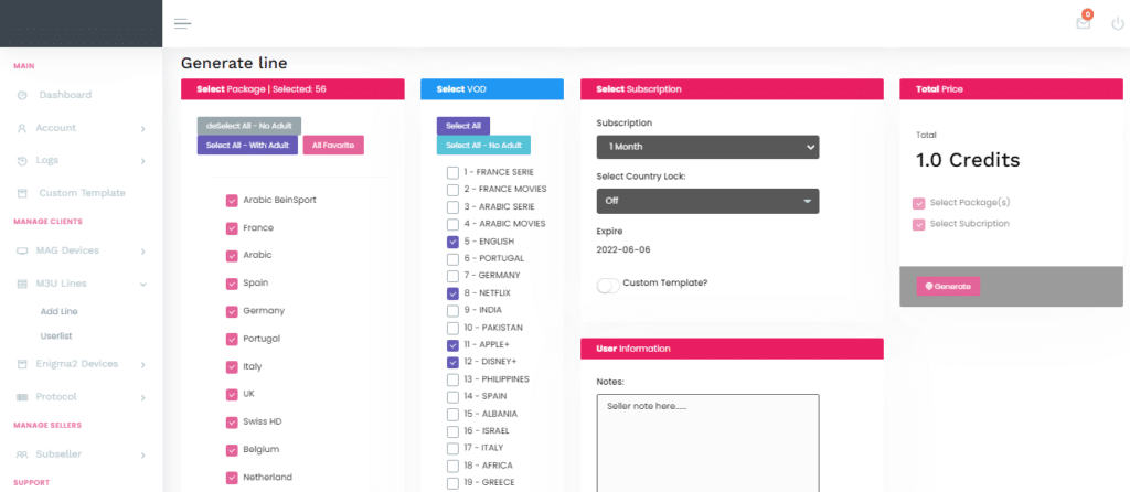 DUTCH IPTV Reseller